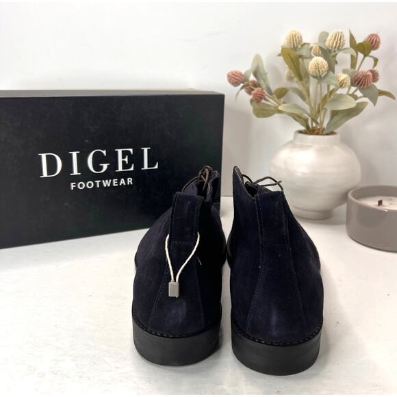 Digel Footwear Stanford Suede Chukka Boot Lace Up 1219792 Navy Blue Men 10/EU44 main image 4